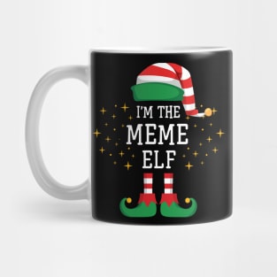 I'm The Meme Elf Matching Family Christmas Pajama Mug